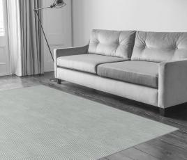 Plush Stripe Aquamarine Carpet 8217 in Living Room thumb