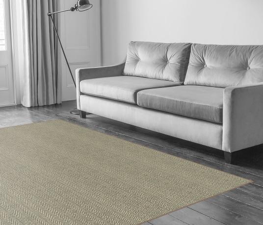 Sisal Herringbone Hazeley Carpet 4428 in Living Room