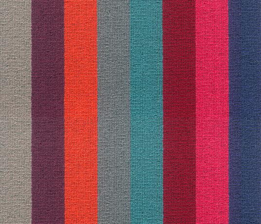 Margo Selby Stripe Carnival Carousel Carpet 1990 Swatch