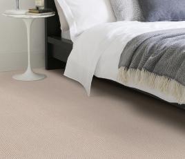 Wool Pinstripe Bone Olive Pin Carpet 1861 in Bedroom thumb