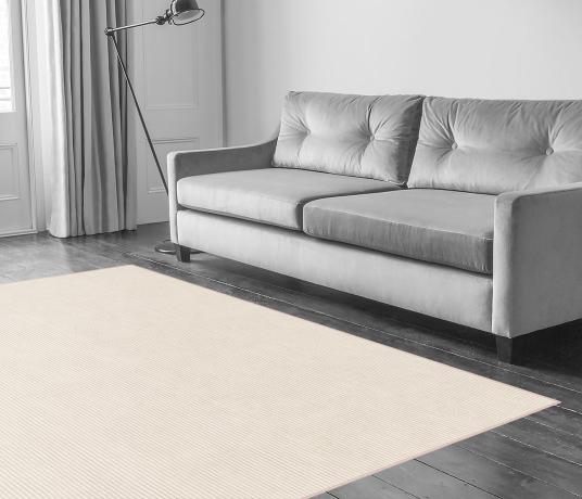 Plush Stripe White Jasper Carpet 8212 in Living Room