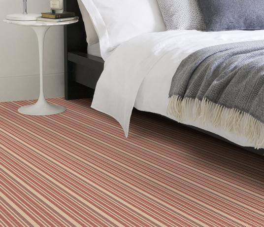 Quirky Hot Herring Ruby Carpet 7138 in Bedroom