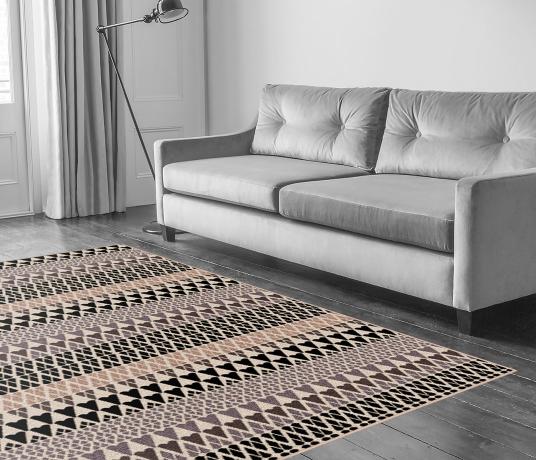 Quirky Margo Selby Fair Isle Sutton Carpet 7211 in Living Room