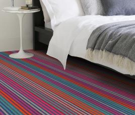Margo Selby Stripe Carnival Waltzer Carpet 1991 in Bedroom thumb