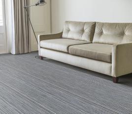 Wool Iconic Stripe Simone Carpet 1540 in Living Room thumb
