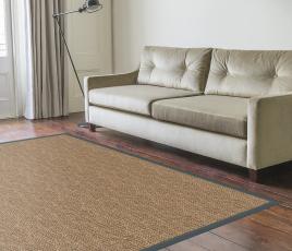 James Jute Rug in Living Room thumb