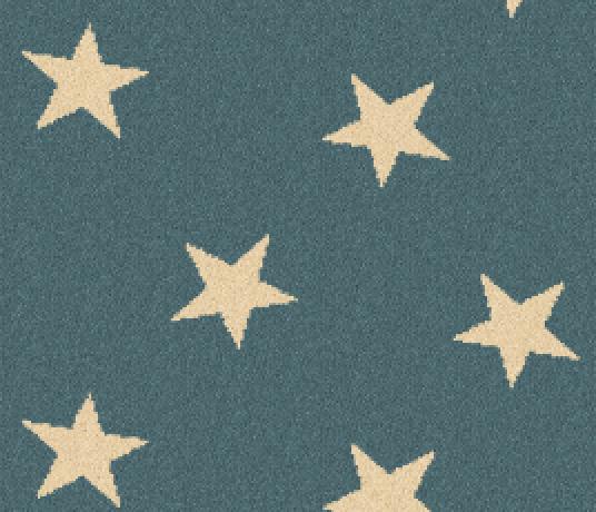 Quirky Stars Blue Sky Runner 7094 Swatch