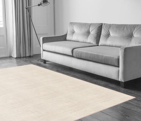 Plush Sheer White Jasper 8222 in Living Room