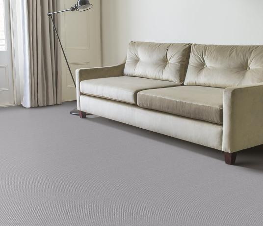 Wool Pinstripe Moon Mineral Pin Carpet 1863 in Living Room