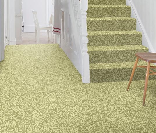 Quirky B Liberty Fabrics Strawberry Meadow Acanthus Carpet 7510 on Stairs