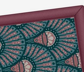 Quirky Deco Blush Rug 1 rug corner thumb