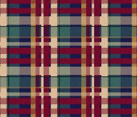 Quirky Tartan Red Red Rose 7165 Swatch thumb