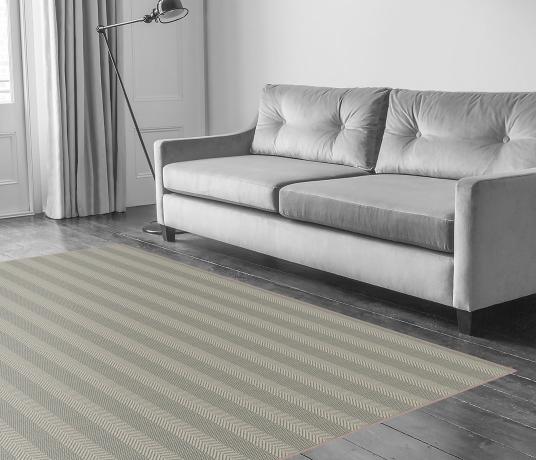 Wool Iconic Herringstripe Behrs Carpet 1564 in Living Room