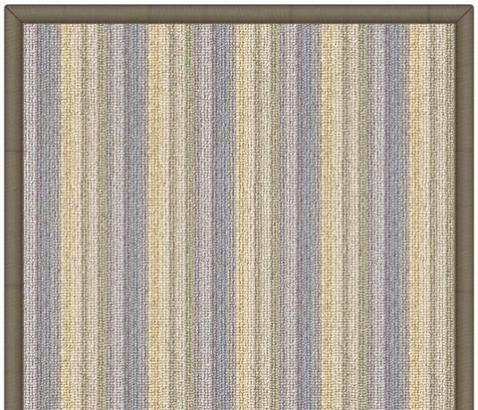 Kato Striped Wool Rug from above