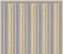 Maisie Striped Wool Rug from above thumb