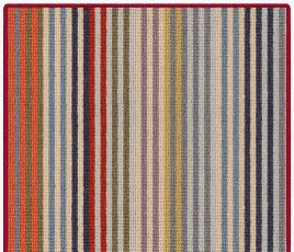 Margo Selby Westbrook Striped Rug 3 from above thumb