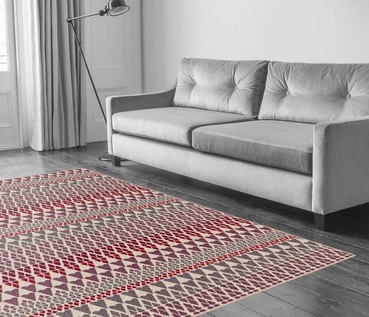 Quirky Margo Selby Fair Isle Reiko Carpet 7212 in Living Room