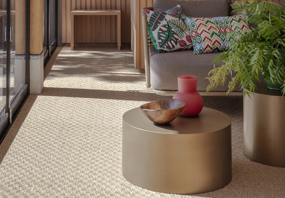 Alternative Flooring, Spring Trend Watch 2026, Anywhere Ca-rPET Diamond Geometric Patterned Carpet