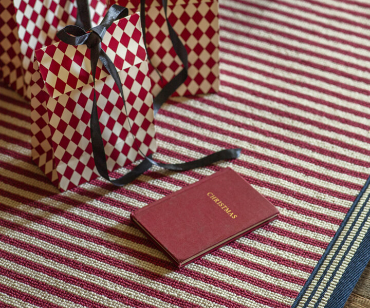 Alternative Flooring, Winter Trend Watch 2025, Wool Candy Cane Floss Striped Bespoke Rug